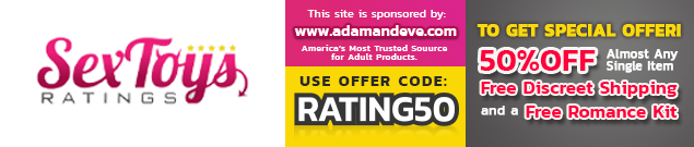 50% OFF with Offer Code RATING50 at Adam & Eve